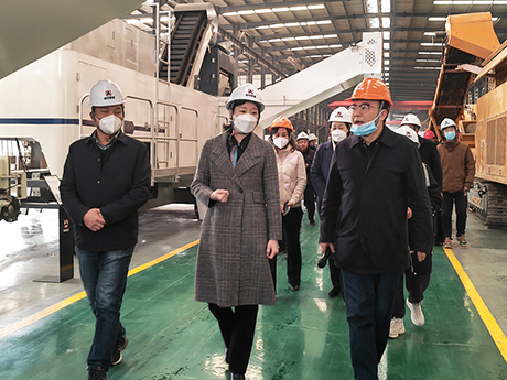 滎（yíng）陽市（shì）市長一行蒞臨鄭州（zhōu）91视频app視察（chá）工作