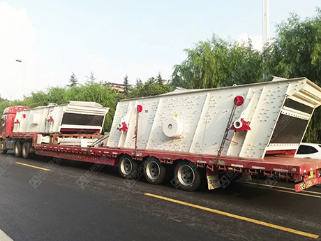發貨忙—山（shān）西省河津市建築固廢資源化項目全套裝備（bèi）如期抵達現場