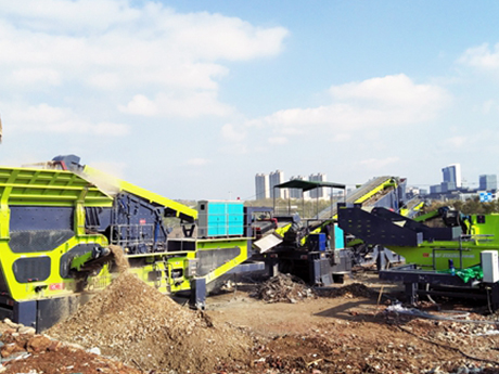 建築垃圾專用移動破碎站（zhàn）——建築垃圾再利用